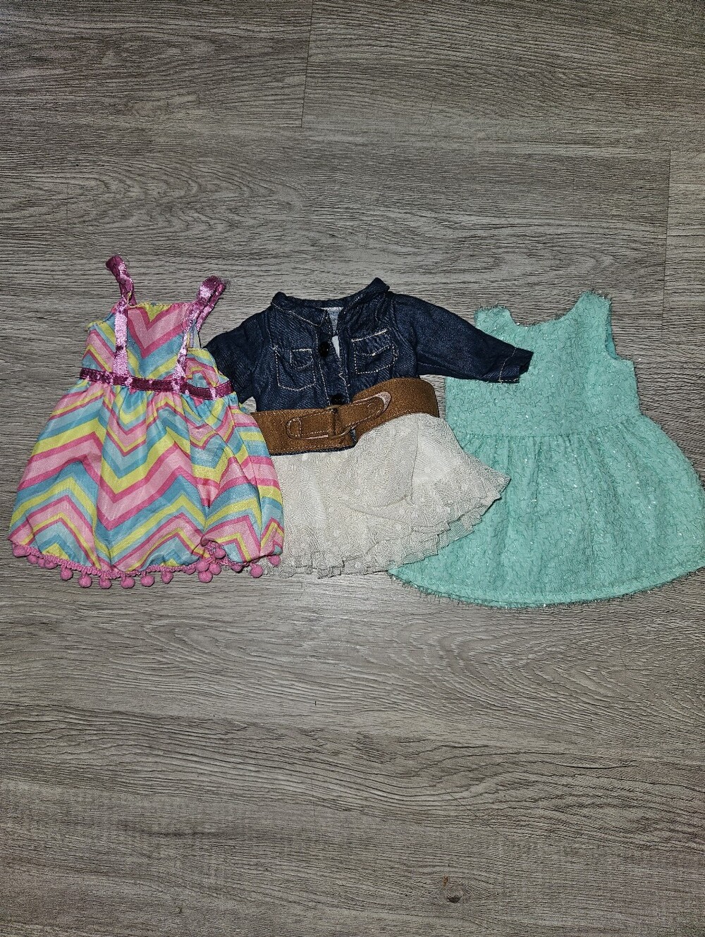 🧡3/$15 3pc 18" Doll Dress Lot